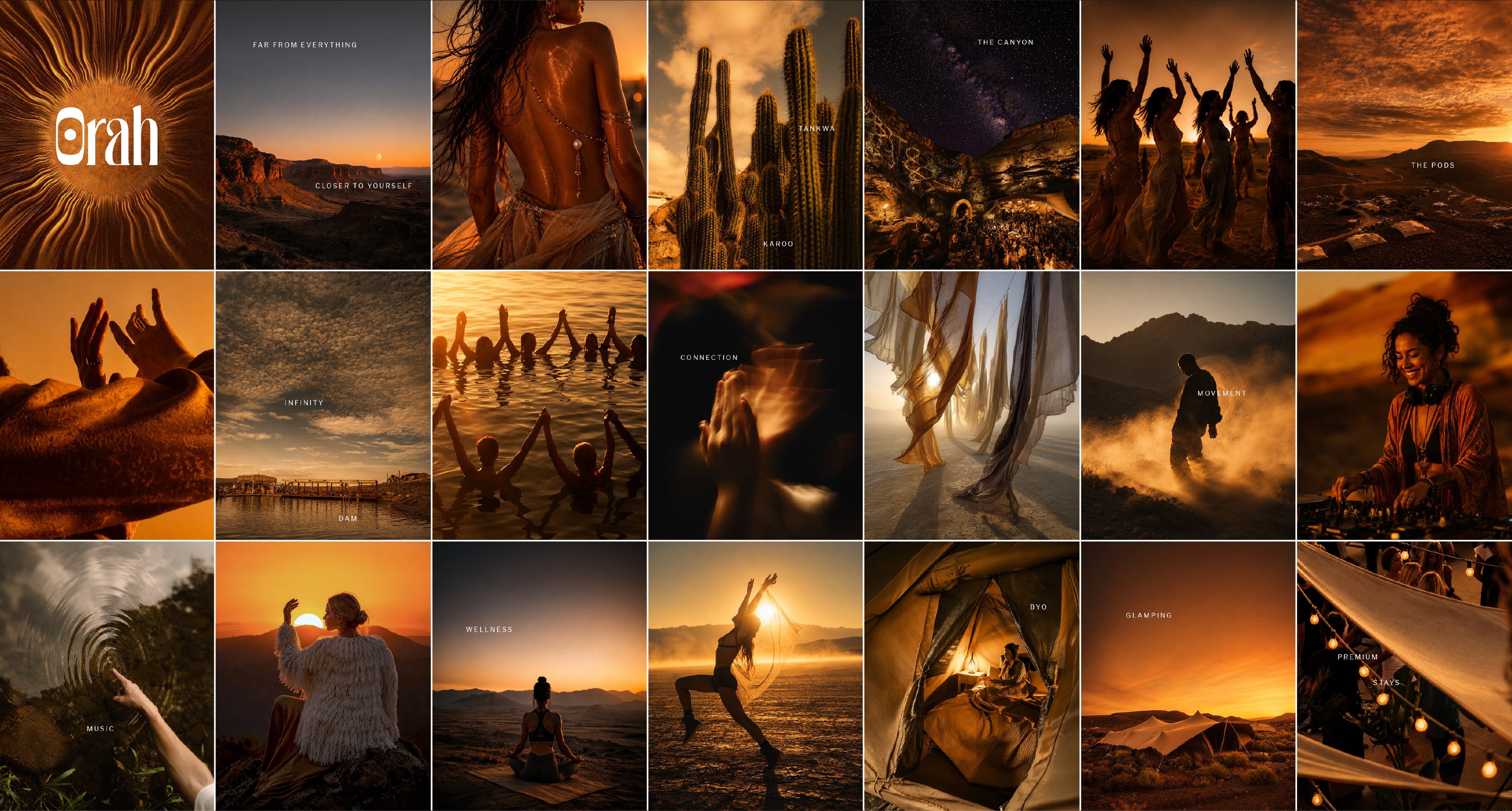 ORAH Instagram mosaic gallery